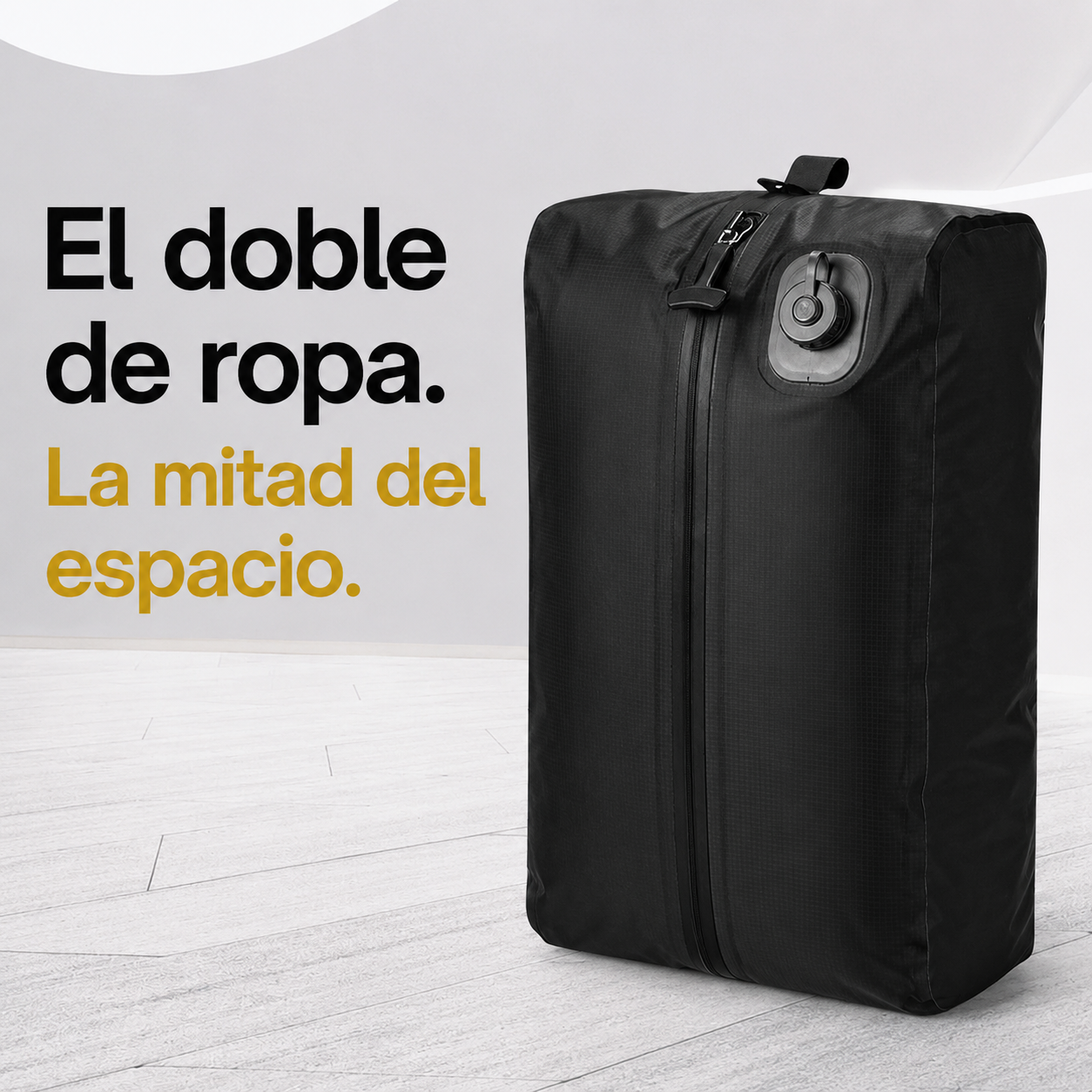 Bolsa de Viaje Ultra-Compresora Pro – Lleva el doble de ropa sin pagar maleta extra.
