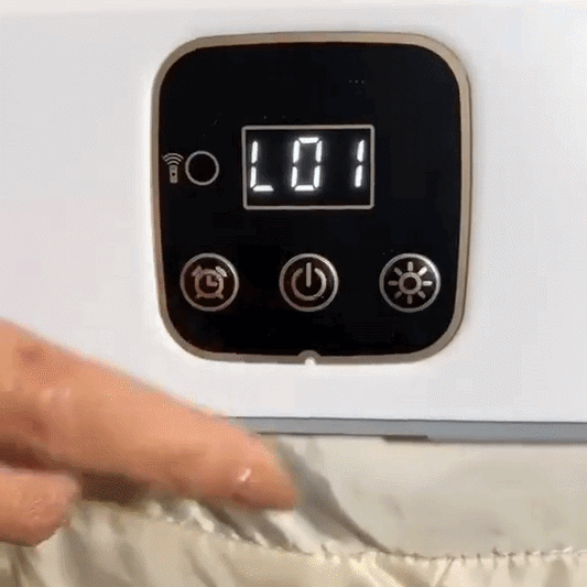 Secadora Portátil con Control Remoto — Termina de secar tu ropa sin depender del clima