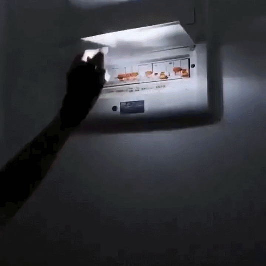 Guantes Manos Libres con Linterna LED - por 1 unidad - para trabajos y reparaciones de nocturnos - talla única.