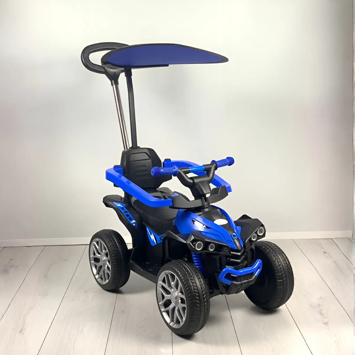 Cuatrimoto Eléctrica 3 en 1: Guía, Pedal y control remoto - soporta hasta 35 Kilos - ideal para niños de 2 a 4 años.