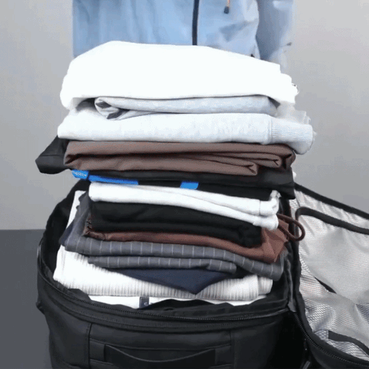 Maleta de Viaje Ultra-Compresora Pro – Lleva el doble de ropa sin pagar maleta extra.