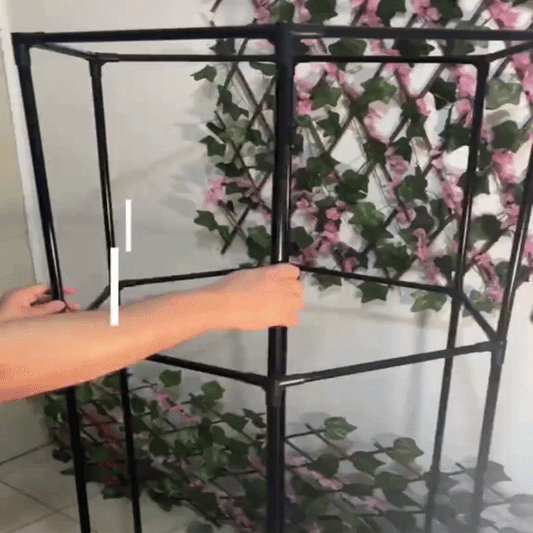 Perchero doble nivel con ruedas, gira 360° — Organiza y seca tu ropa sin patio.